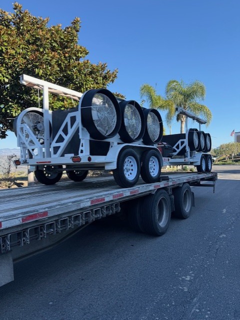 Franklin 1 Misting trailer from Advanced Misting Systems