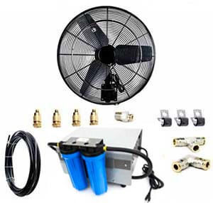 Misting Fan System With
1000 PSI Pump