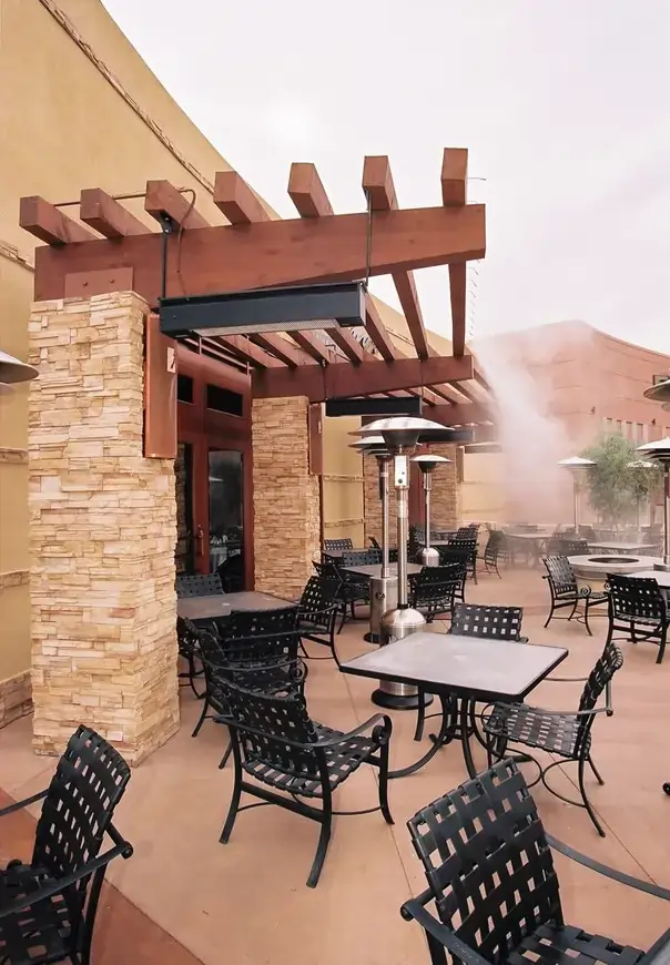 commercial-misting restaurant misting system