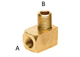 Brass 90 Degree Street Elbow