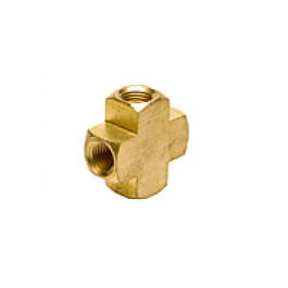 Brass Pipe Cross ¼” FNPT