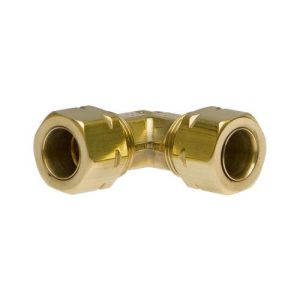 Medium Duty Brass Compression Elbow 3/8"
