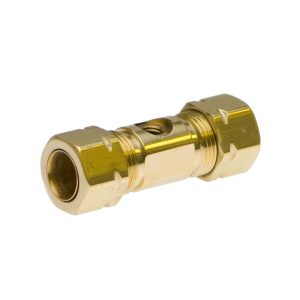 Medium Duty Brass 10/24 Nozzle Thread Union 3/8"