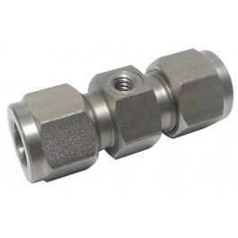 Heavy Duty Stainless 10/24 Nozzle Thread Union 3/8"