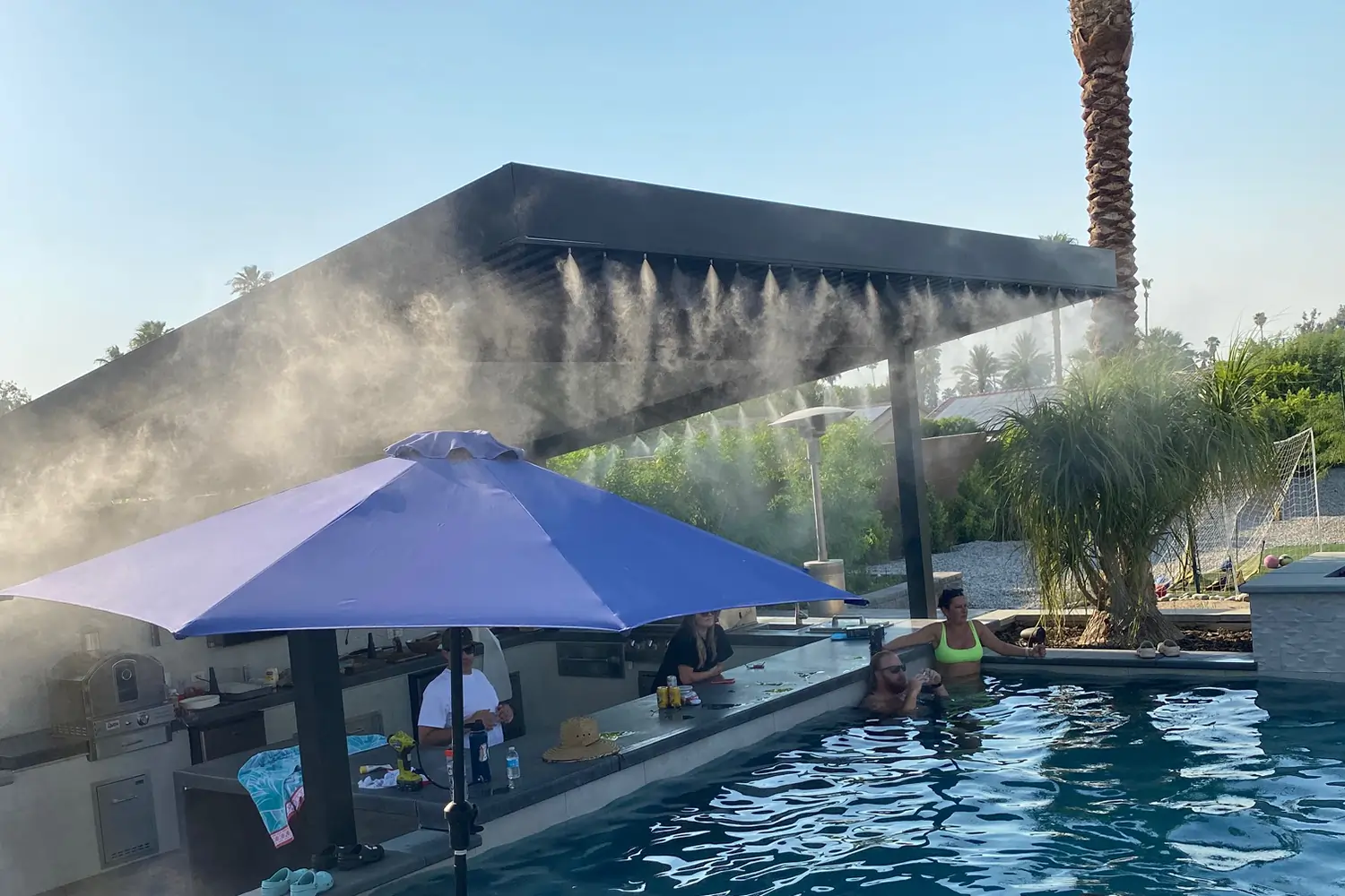 backyard misting kit from Advanced Misting Systems