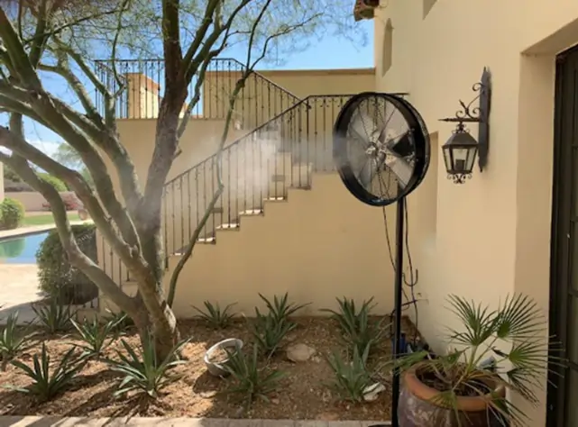 residential misting fan