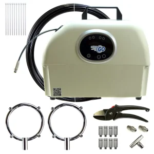 High Pressure Mist n Go Pump - 2 Ring - 8 Nozzle Kit for Fans